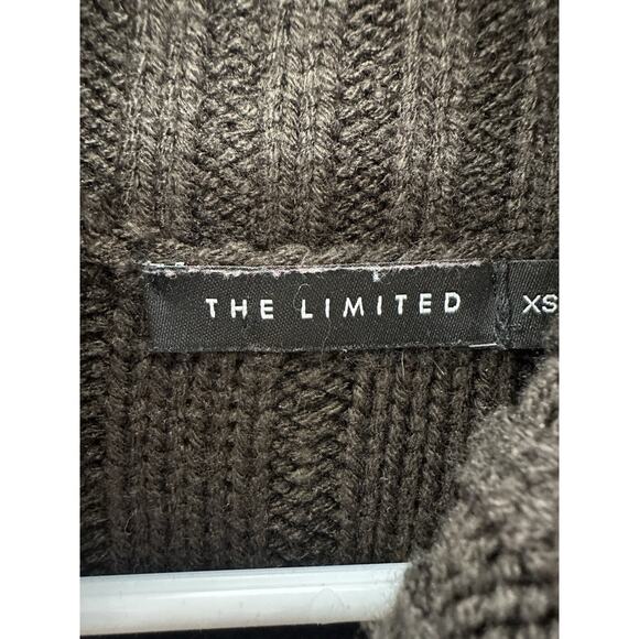 The Limited Womens Sweater Size XS Brown Knit Long Sleeve Turtleneck - Picture 4 of 12